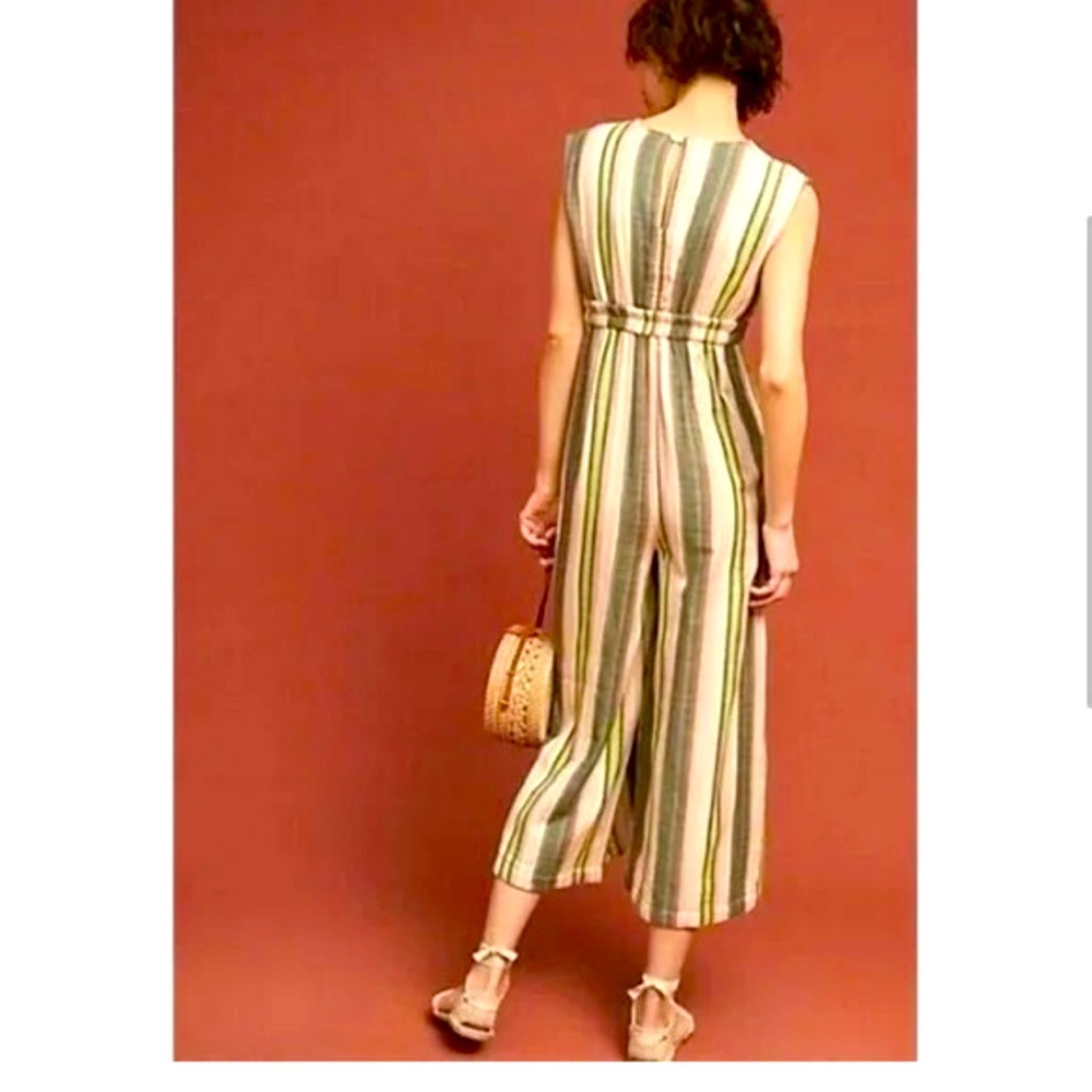 Anthropologie The Odells REVERSIBLE Striped Jumpsuit. sz S - Picture 2 of 6